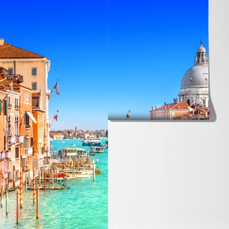 Fototapeta Wenecja wielki kanał panorama – Wallissimo® Fototapeta Wenecja wielki kanał panorama – Wallissimo®