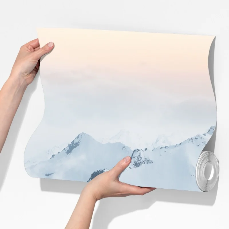 Fototapeta śnieżne szczyty Kaukazu o świcie – Wallissimo® Fototapeta śnieżne szczyty Kaukazu o świcie – Wallissimo®