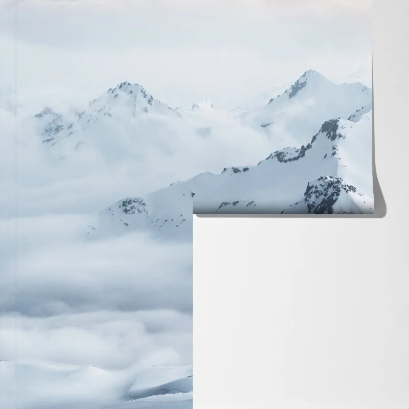 Fototapeta śnieżne szczyty Kaukazu o świcie – Wallissimo® Fototapeta śnieżne szczyty Kaukazu o świcie – Wallissimo®