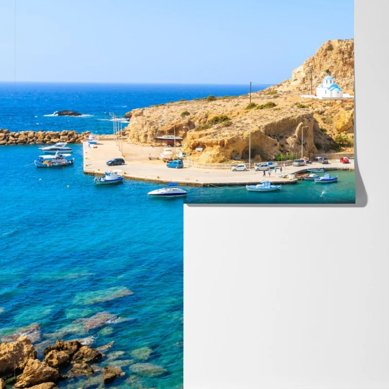 Fototapeta zatoka Finiki, Karpathos – Wallissimo® Fototapeta zatoka Finiki, Karpathos – Wallissimo®