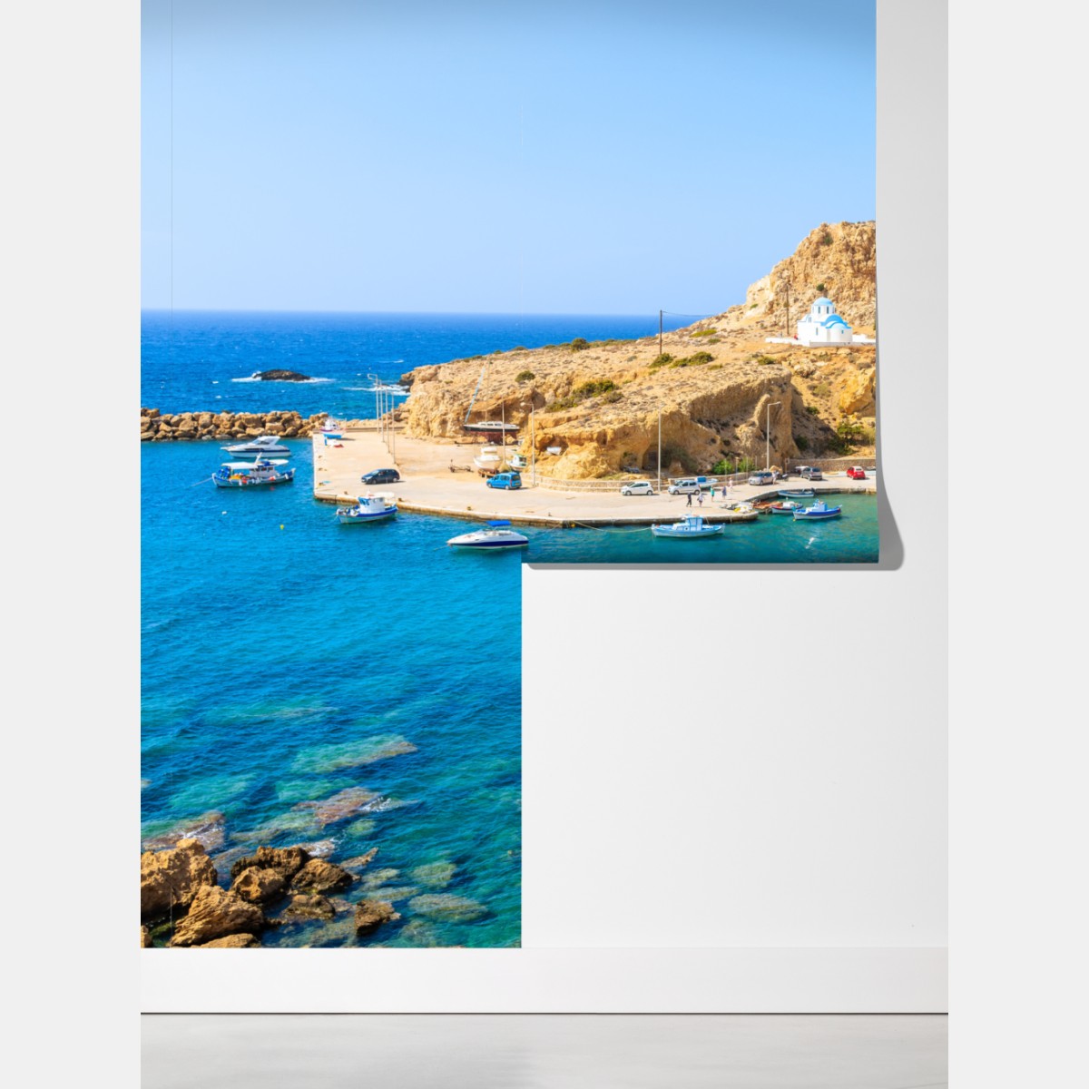Fototapeta zatoka Finiki, Karpathos – Wallissimo® Fototapeta zatoka Finiki, Karpathos – Wallissimo®