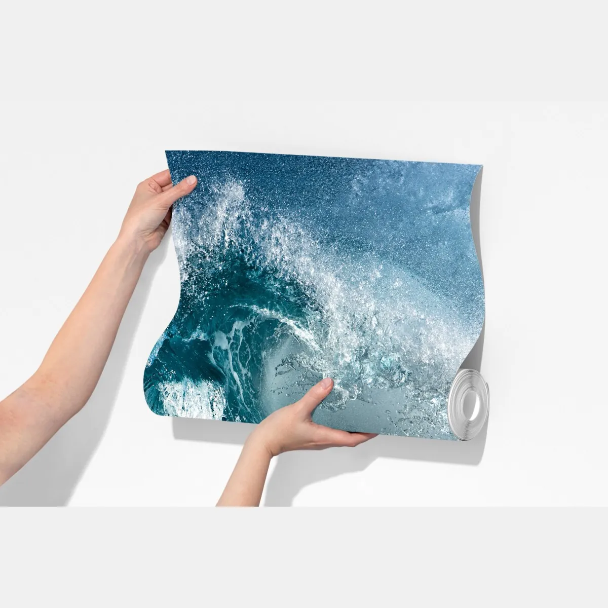 Fototapeta turkusowa fala oceanu w ruchu – Wallissimo® Fototapeta turkusowa fala oceanu w ruchu – Wallissimo®