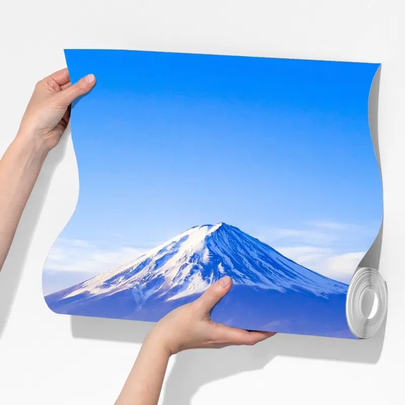 Fototapeta Góra Fuji poranne odbicie nad jeziorem – Wallissimo® Fototapeta Góra Fuji poranne odbicie nad jeziorem – Wallissimo®