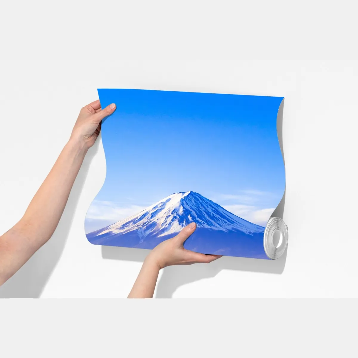 Fototapeta Góra Fuji poranne odbicie nad jeziorem – Wallissimo® Fototapeta Góra Fuji poranne odbicie nad jeziorem – Wallissimo®