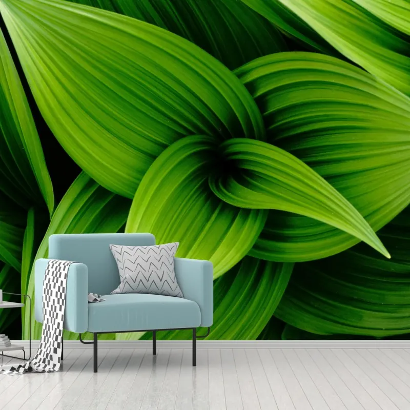 Fototapeta gęste zielone liście – Wallissimo® Fototapeta gęste zielone liście – Wallissimo®