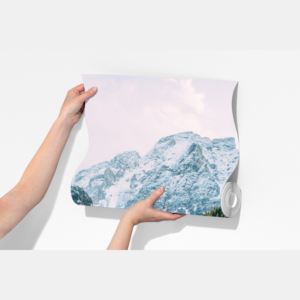 Fototapeta spokojne odbicia na jeziorze Pragser Wildsee – Wallissimo® Fototapeta spokojne odbicia na jeziorze Pragser Wildsee – Wallissimo®