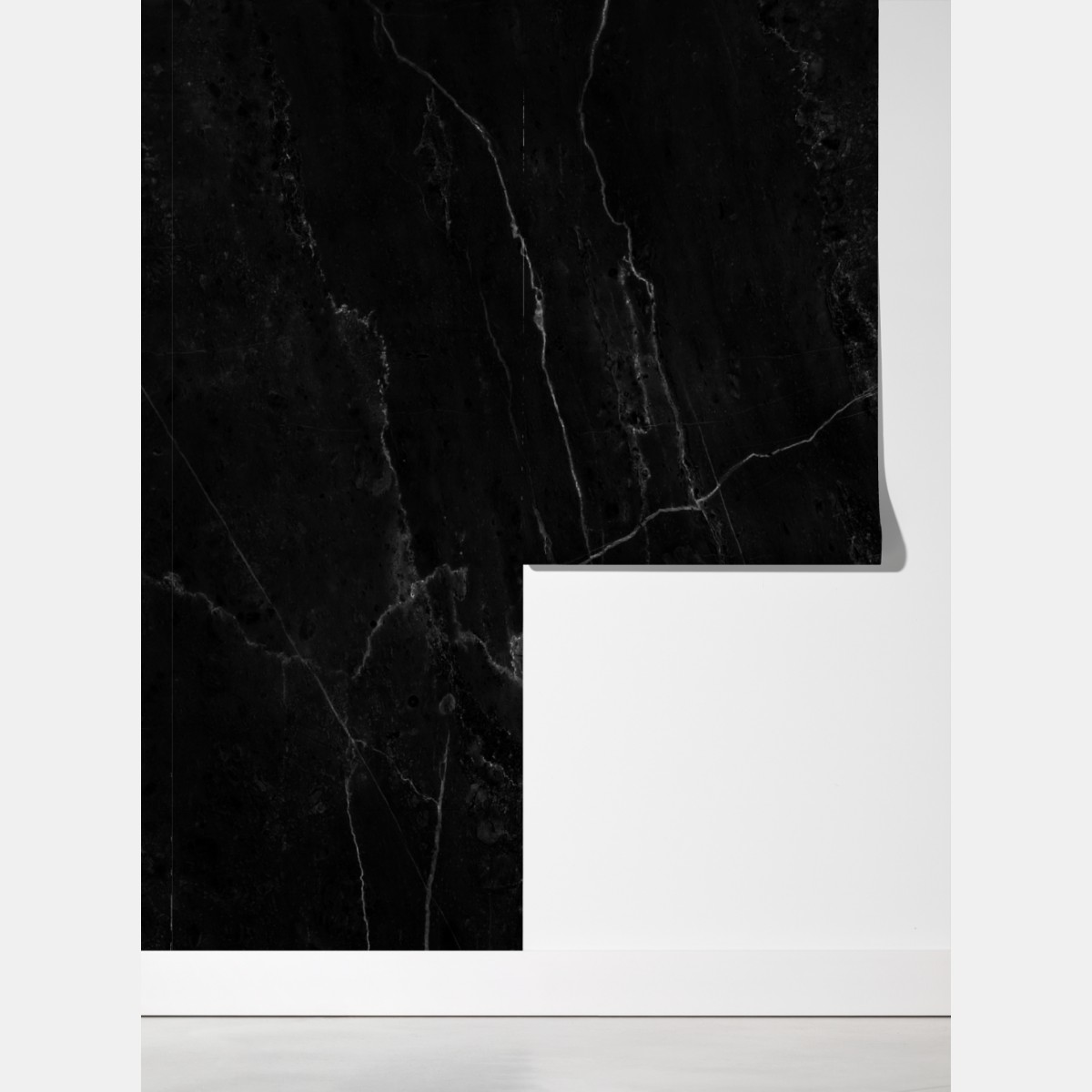 Fototapeta czarny marmur z białymi żyłkami – Wallissimo® Fototapeta czarny marmur z białymi żyłkami – Wallissimo®