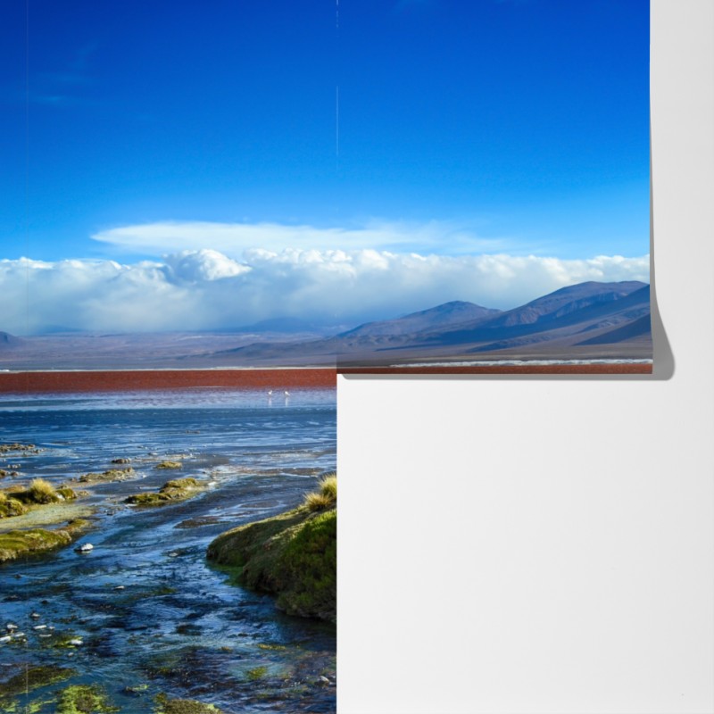 Fototapeta spokojna laguna górska – Wallissimo® Fototapeta spokojna laguna górska – Wallissimo®