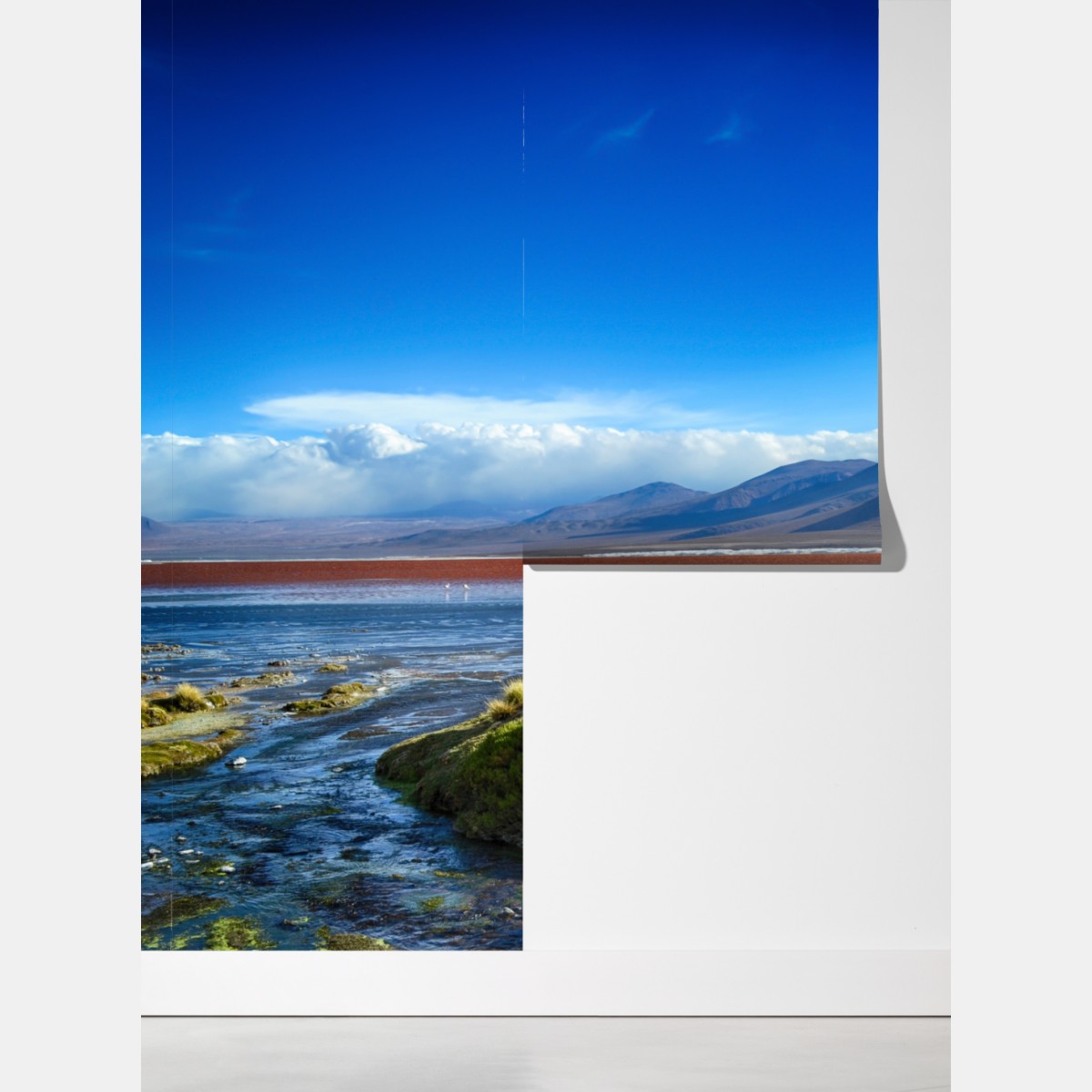 Fototapeta spokojna laguna górska – Wallissimo® Fototapeta spokojna laguna górska – Wallissimo®