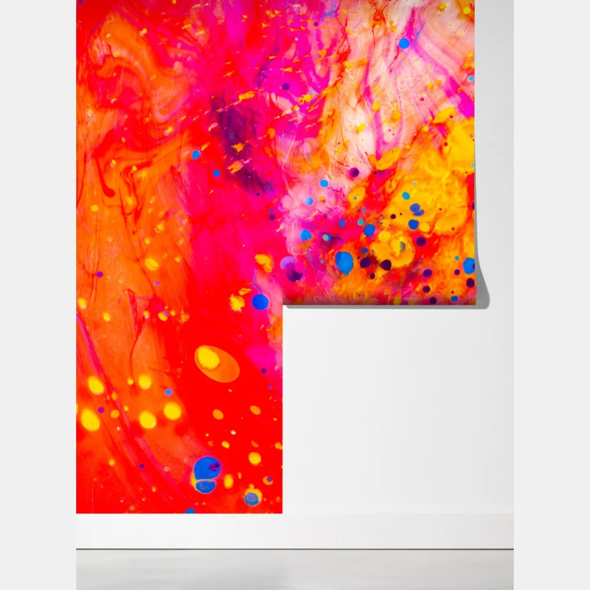 Fototapeta marmurkowanie ebru w żywych kolorach – Wallissimo® Fototapeta marmurkowanie ebru w żywych kolorach – Wallissimo®