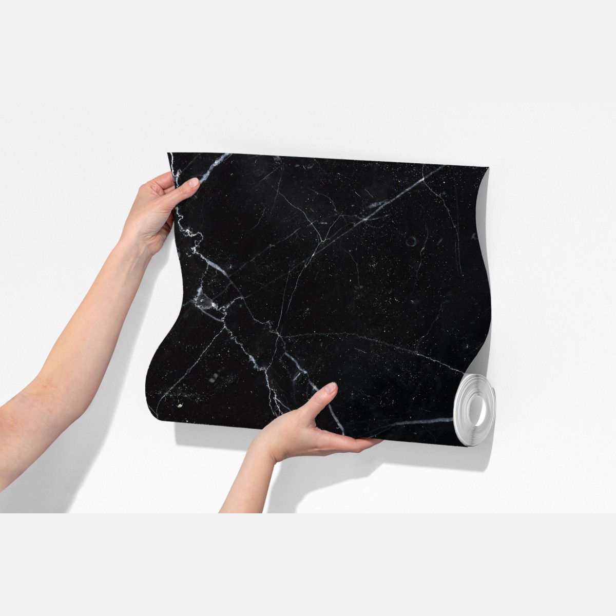 Fototapeta czarny marmur marquina do nowoczesnych wnętrz – Wallissimo® Fototapeta czarny marmur marquina do nowoczesnych wnętrz – Wallissimo®