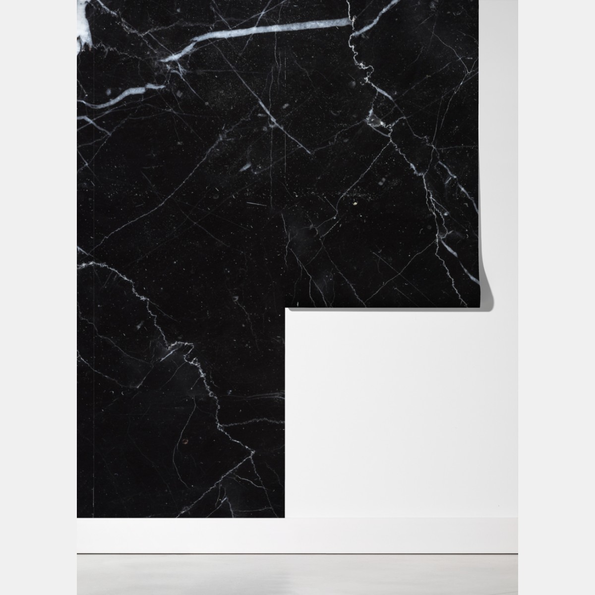 Fototapeta czarny marmur marquina do nowoczesnych wnętrz – Wallissimo® Fototapeta czarny marmur marquina do nowoczesnych wnętrz – Wallissimo®