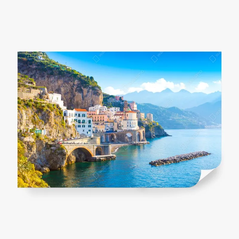 Fototapeta mglisty iglasty las – Wallissimo®