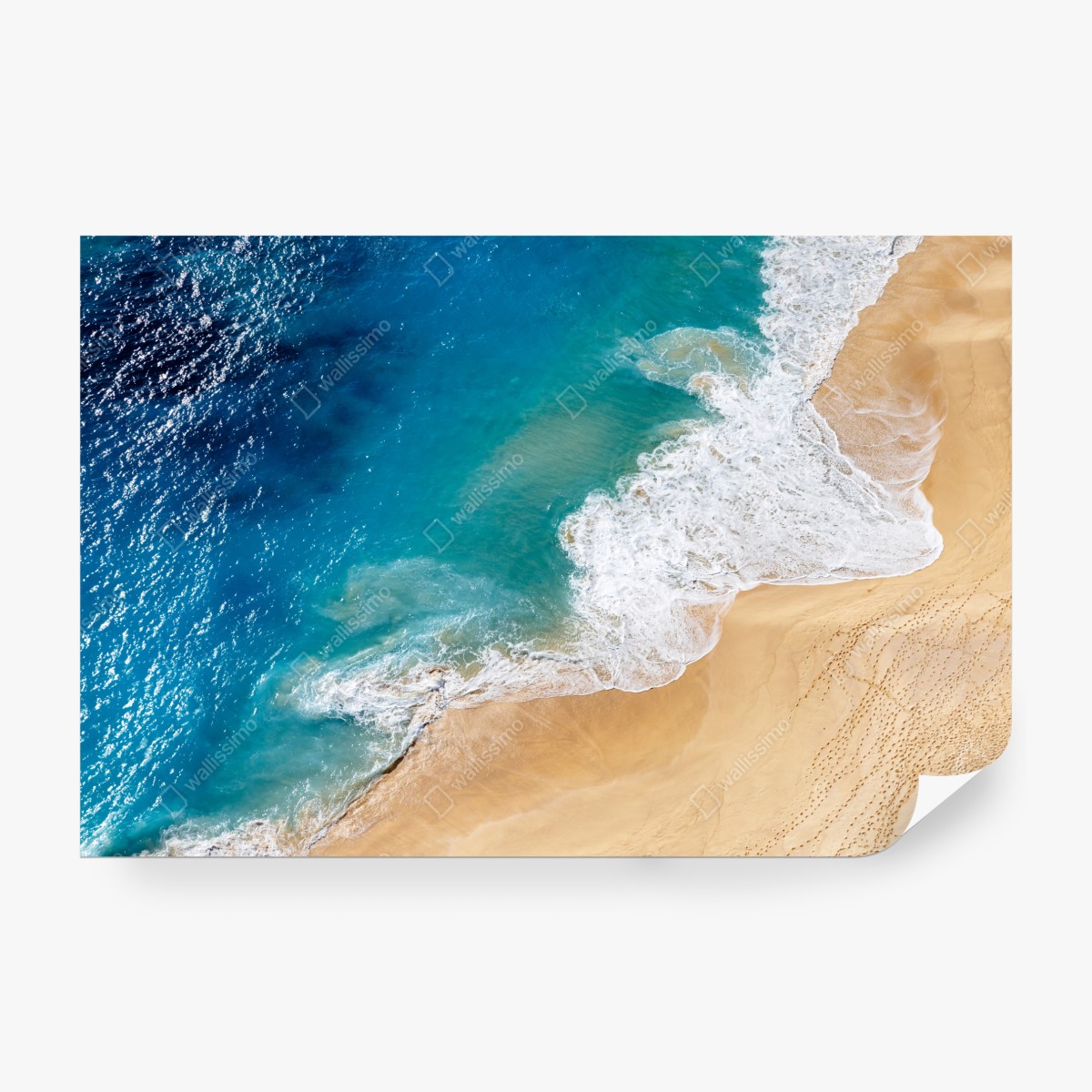 Fototapeta widok lotniczy turkusowej plaży – Wallissimo® Fototapeta widok lotniczy turkusowej plaży – Wallissimo®