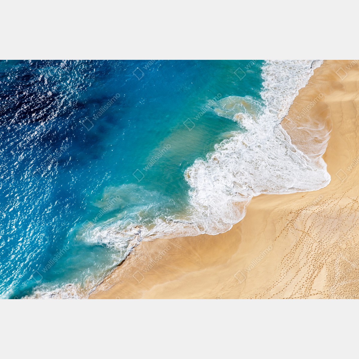 Fototapeta widok lotniczy turkusowej plaży – Wallissimo® Fototapeta widok lotniczy turkusowej plaży – Wallissimo®