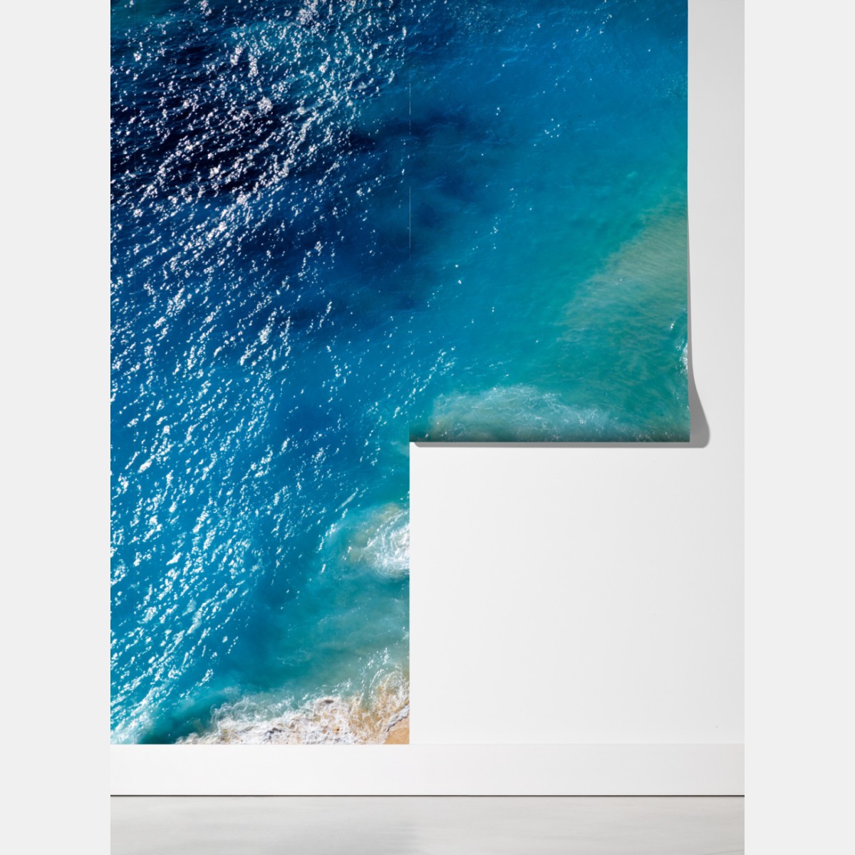 Fototapeta widok lotniczy turkusowej plaży – Wallissimo® Fototapeta widok lotniczy turkusowej plaży – Wallissimo®