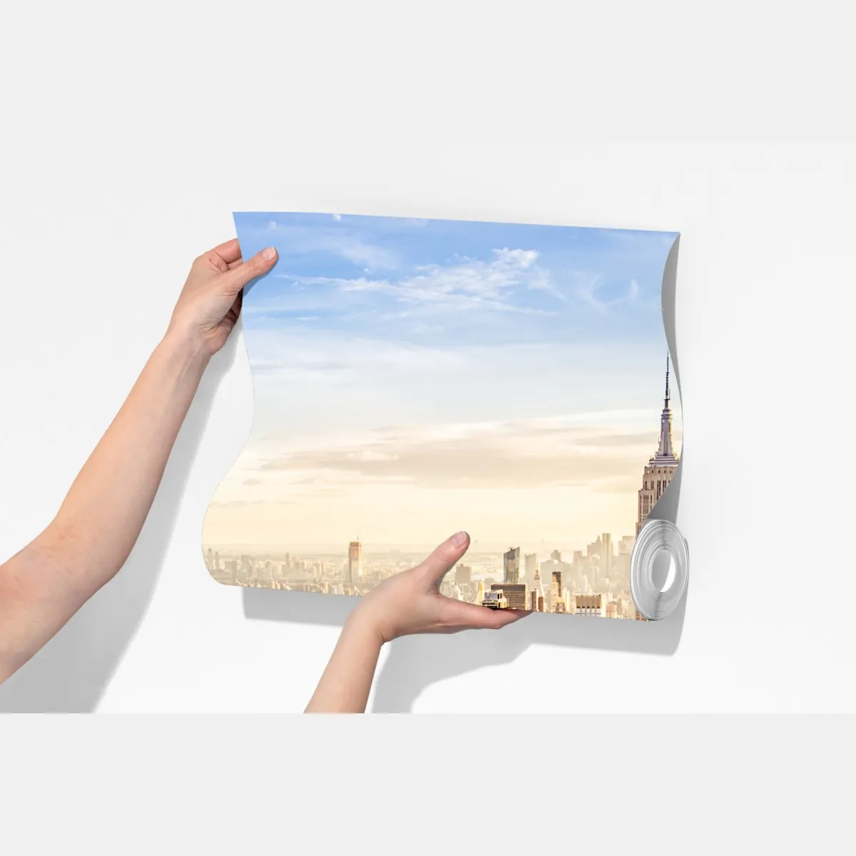 Fototapeta panorama Nowego Jorku o wschodzie słońca – Wallissimo® Fototapeta panorama Nowego Jorku o wschodzie słońca – Wallissimo®