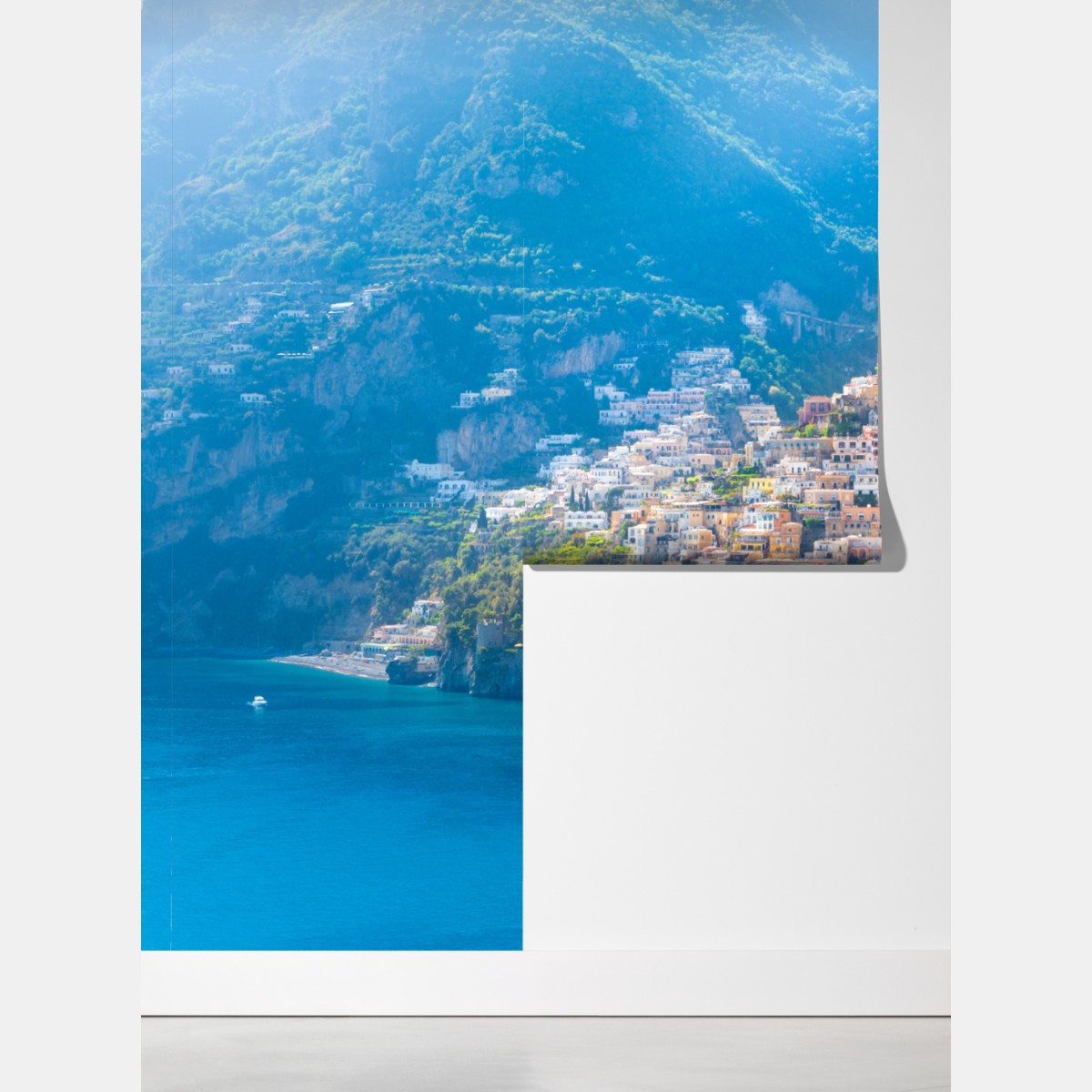 Fototapeta Positano: kolorowa wioska na wybrzeżu Amalfi – Wallissimo® Fototapeta Positano: kolorowa wioska na wybrzeżu Amalfi – Wallissimo®