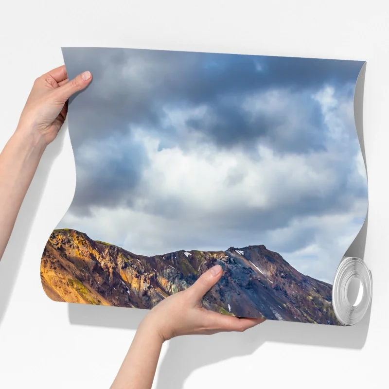 Fototapeta letnie jezioro na Islandii – Wallissimo® Fototapeta letnie jezioro na Islandii – Wallissimo®