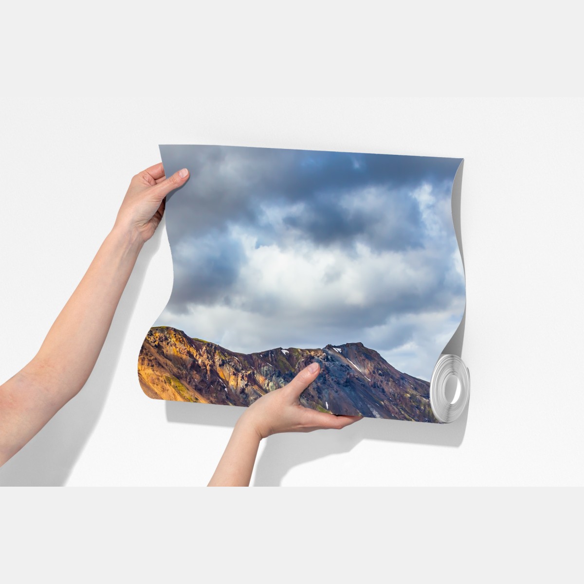 Fototapeta letnie jezioro na Islandii – Wallissimo® Fototapeta letnie jezioro na Islandii – Wallissimo®