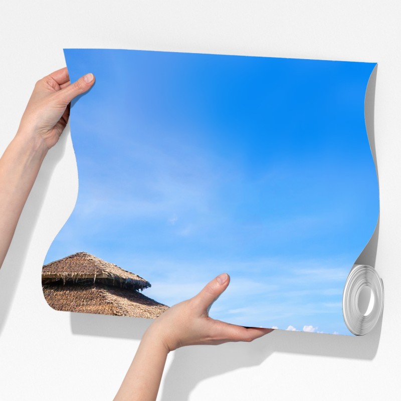 Fototapeta tropikalny pomost nad turkusowym morzem – Wallissimo® Fototapeta tropikalny pomost nad turkusowym morzem – Wallissimo®