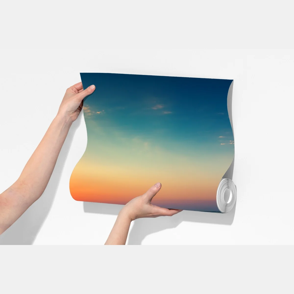 Fototapeta złoty wschód słońca nad morzem – Wallissimo® Fototapeta złoty wschód słońca nad morzem – Wallissimo®