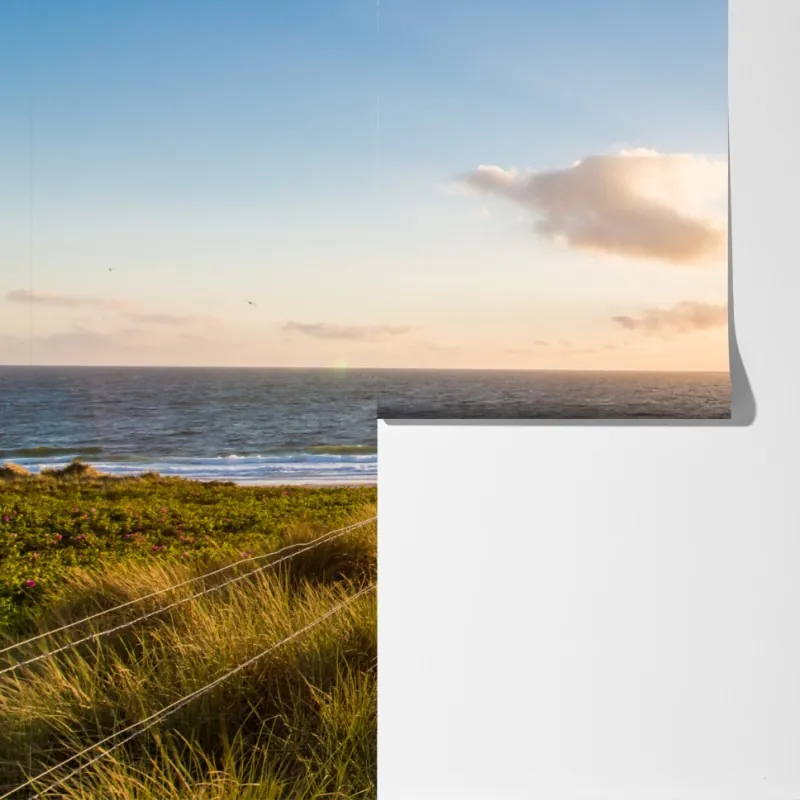 Fototapeta słoneczna ścieżka na plażę nad oceanem – Wallissimo® Fototapeta słoneczna ścieżka na plażę nad oceanem – Wallissimo®