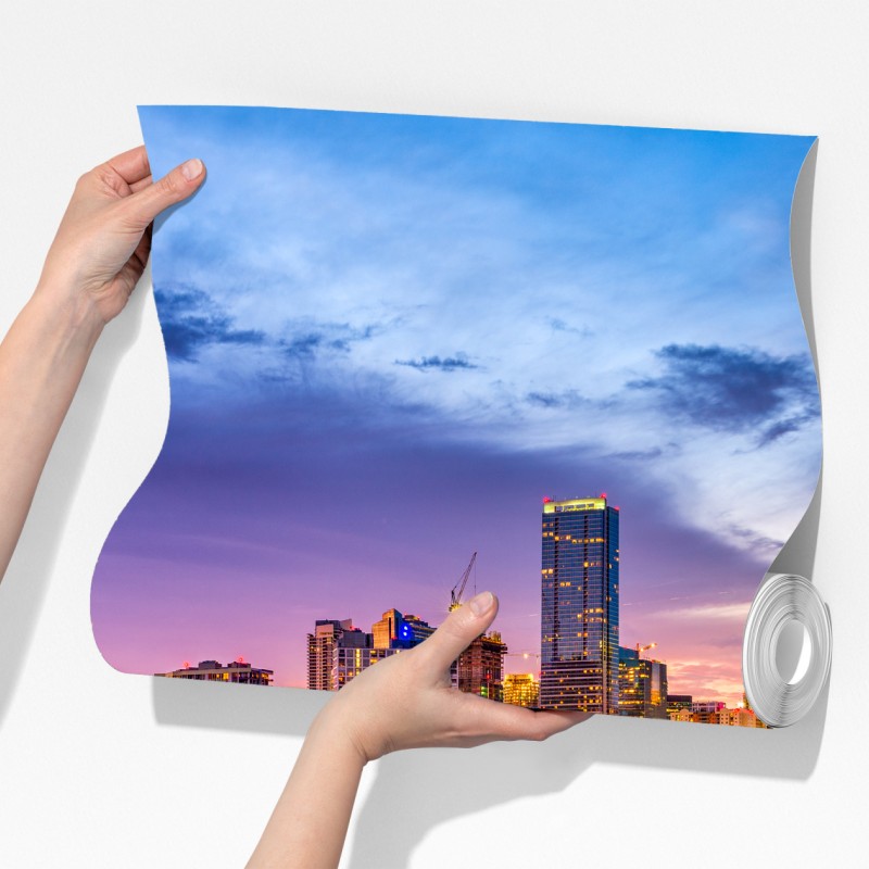 Fototapeta Miami panorama odbita w Biscayne Bay – Wallissimo® Fototapeta Miami panorama odbita w Biscayne Bay – Wallissimo®