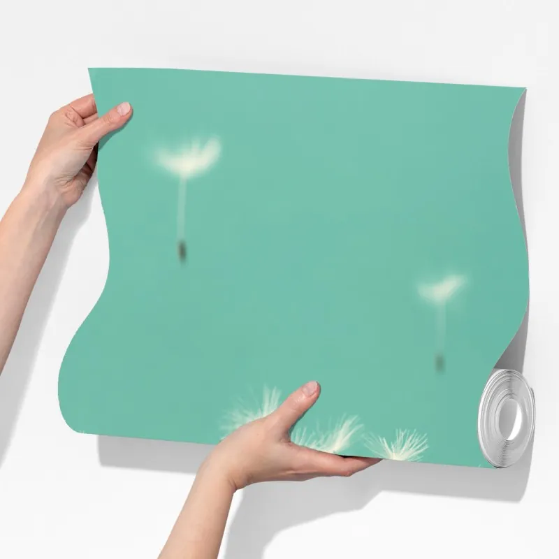 Fototapeta trzy dmuchawce na turkusowym tle – Wallissimo® Fototapeta trzy dmuchawce na turkusowym tle – Wallissimo®