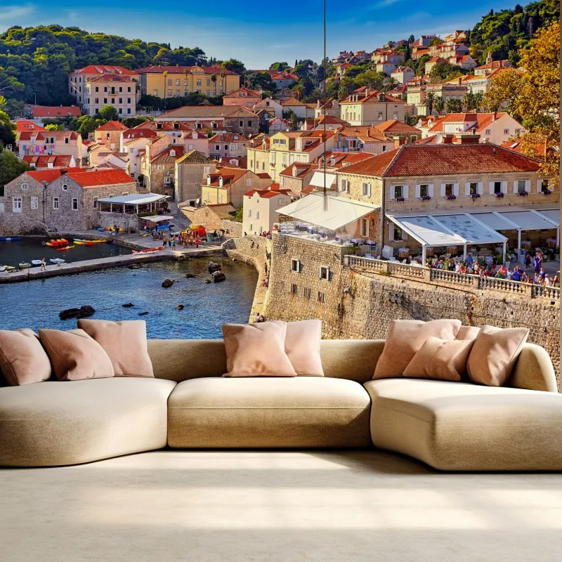 Fototapeta Dubrownik stare miasto nad morzem