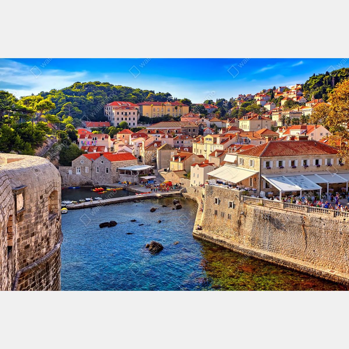 Fototapeta Dubrownik stare miasto nad morzem – Wallissimo® Fototapeta Dubrownik stare miasto nad morzem – Wallissimo®