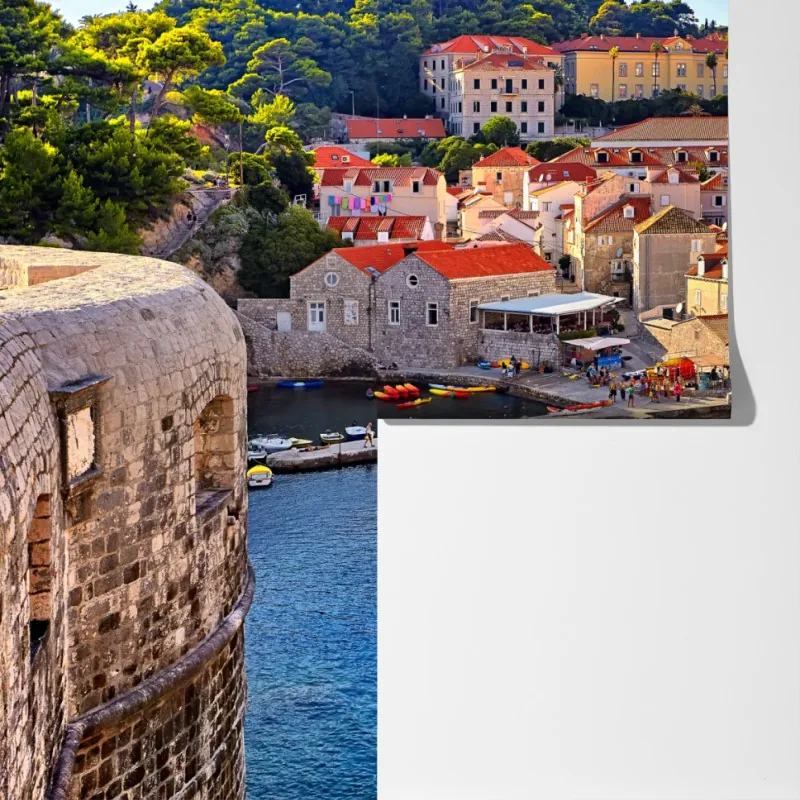 Fototapeta Dubrownik stare miasto nad morzem – Wallissimo® Fototapeta Dubrownik stare miasto nad morzem – Wallissimo®