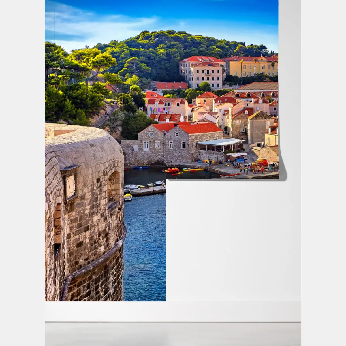 Fototapeta Dubrownik stare miasto nad morzem – Wallissimo® Fototapeta Dubrownik stare miasto nad morzem – Wallissimo®