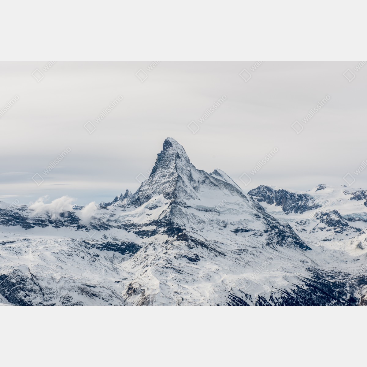 Fototapeta majestatyczny ośnieżony szczyt górski – Wallissimo® Fototapeta majestatyczny ośnieżony szczyt górski – Wallissimo®