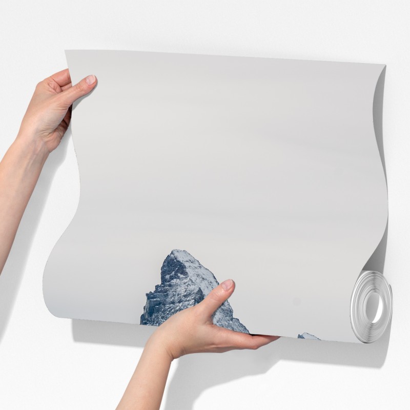 Fototapeta majestatyczny ośnieżony szczyt górski – Wallissimo® Fototapeta majestatyczny ośnieżony szczyt górski – Wallissimo®