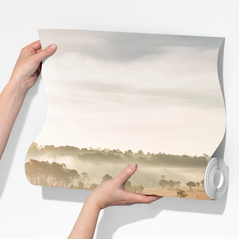 Fototapeta poranna droga gruntowa w Thung Salaeng Luang – Wallissimo® Fototapeta poranna droga gruntowa w Thung Salaeng Luang – Wallissimo®