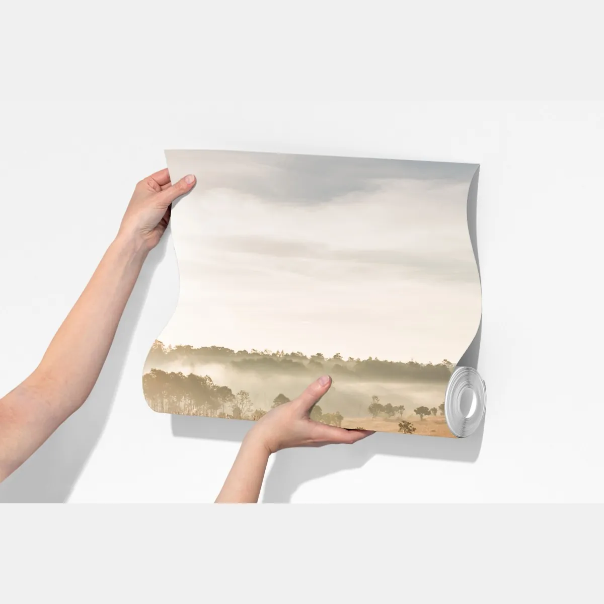 Fototapeta poranna droga gruntowa w Thung Salaeng Luang – Wallissimo® Fototapeta poranna droga gruntowa w Thung Salaeng Luang – Wallissimo®