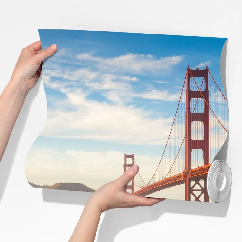 Fototapeta Golden Gate o zachodzie słońca – Wallissimo® Fototapeta Golden Gate o zachodzie słońca – Wallissimo®