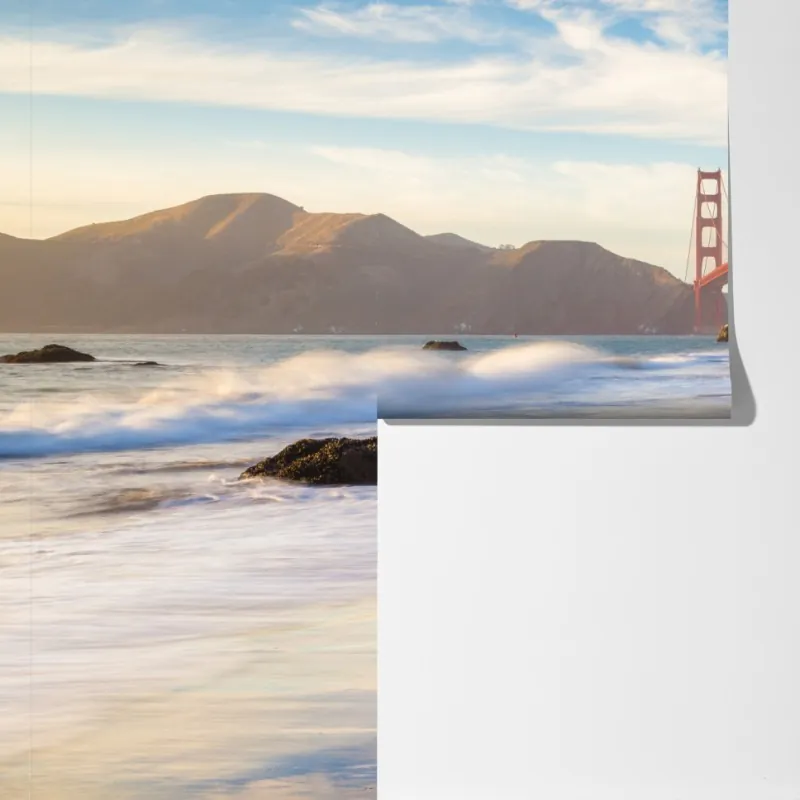 Fototapeta Golden Gate o zachodzie słońca – Wallissimo® Fototapeta Golden Gate o zachodzie słońca – Wallissimo®