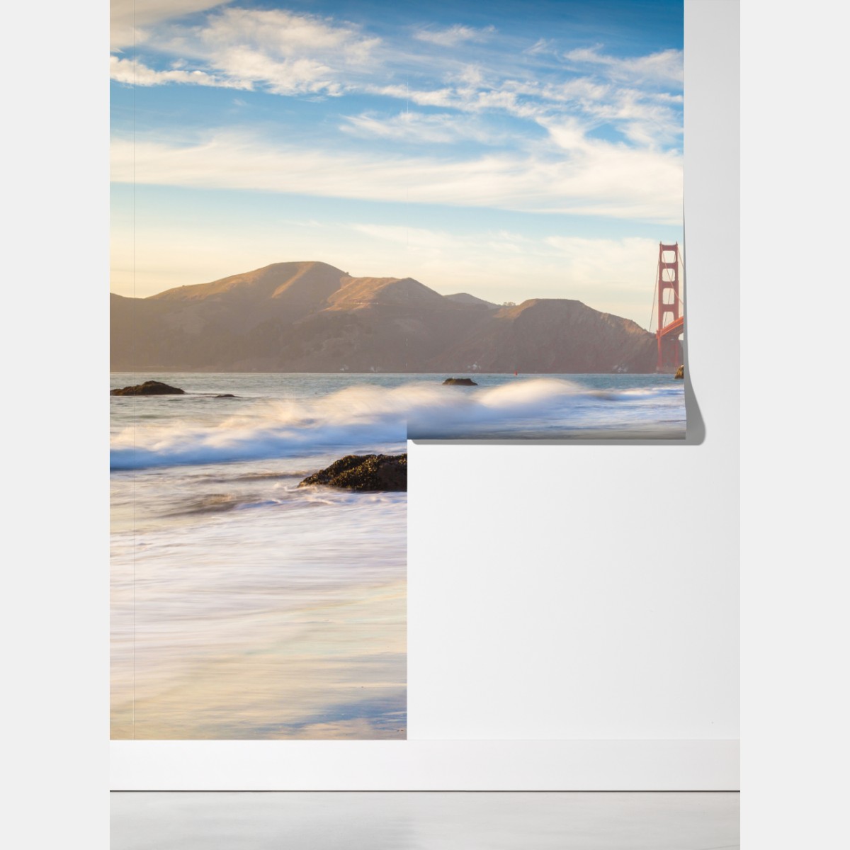 Fototapeta Golden Gate o zachodzie słońca – Wallissimo® Fototapeta Golden Gate o zachodzie słońca – Wallissimo®