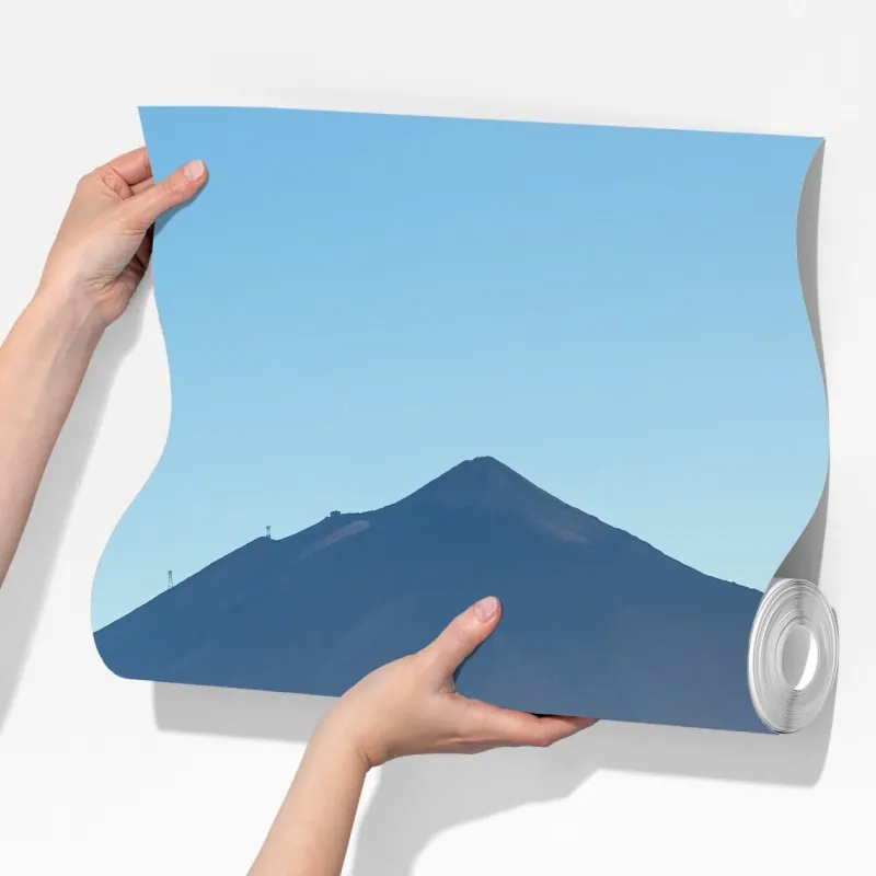 Fototapeta słoneczna droga prowadząca do wulkanu – Wallissimo® Fototapeta słoneczna droga prowadząca do wulkanu – Wallissimo®