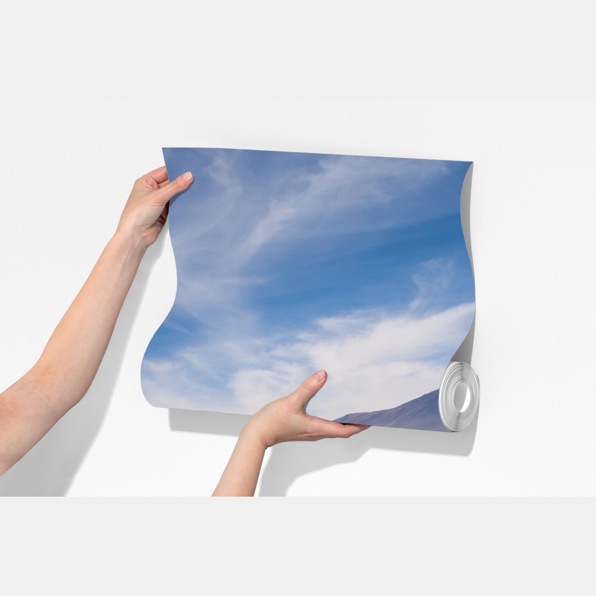 Fototapeta różowa laguna z flamingami i odbiciem gór – Wallissimo® Fototapeta różowa laguna z flamingami i odbiciem gór – Wallissimo®