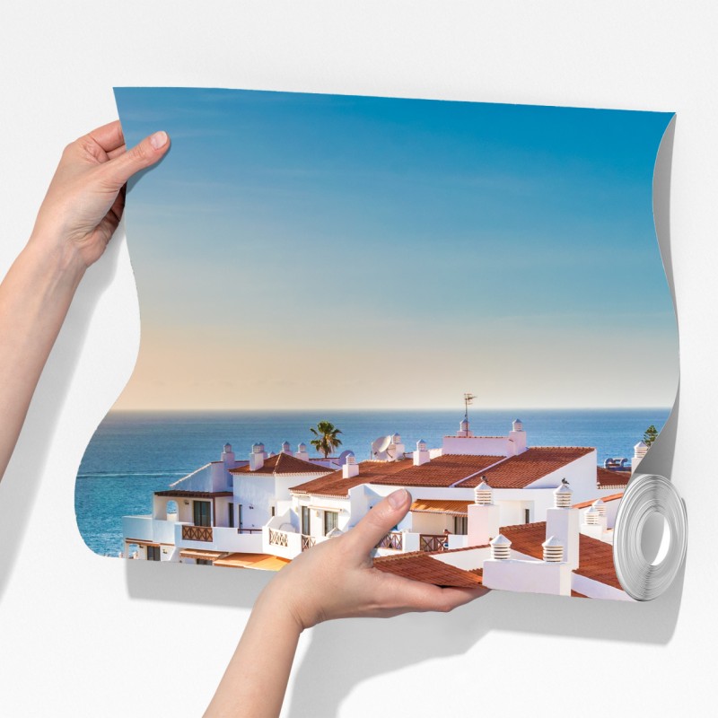 Fototapeta zachód słońca nad Puerto de Santiago, Teneryfa – Wallissimo® Fototapeta zachód słońca nad Puerto de Santiago, Teneryfa – Wallissimo®