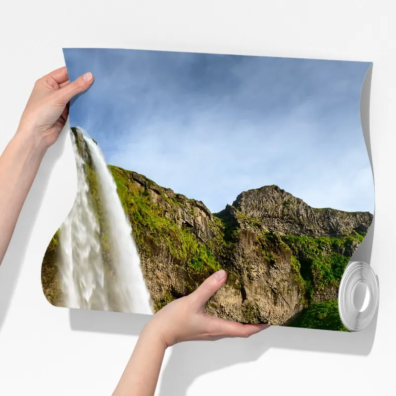 Fototapeta Seljalandsfoss wodospad na Islandii – Wallissimo® Fototapeta Seljalandsfoss wodospad na Islandii – Wallissimo®