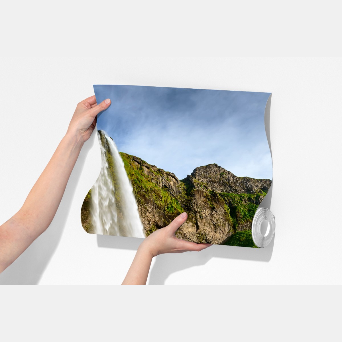 Fototapeta Seljalandsfoss wodospad na Islandii – Wallissimo® Fototapeta Seljalandsfoss wodospad na Islandii – Wallissimo®