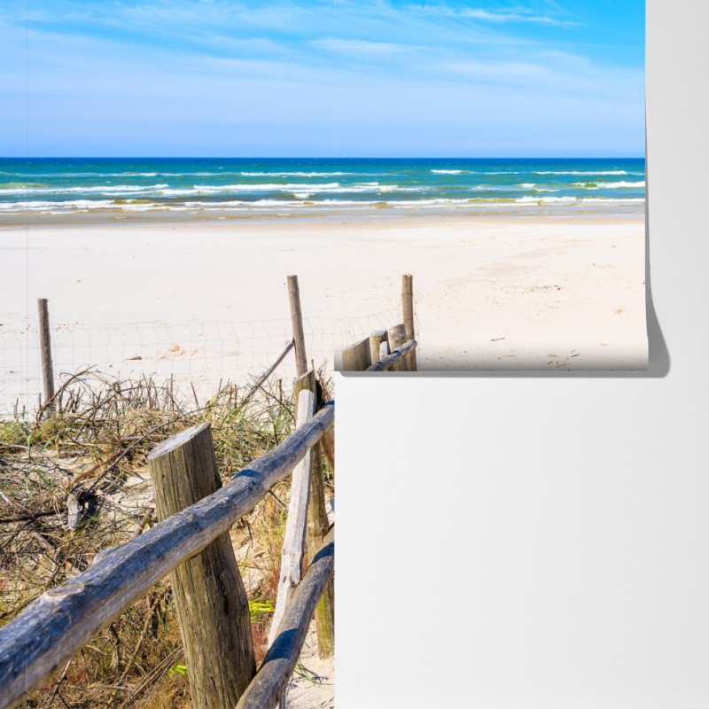 Fototapeta wejście na plażę Debki nad Bałtykiem – Wallissimo® Fototapeta wejście na plażę Debki nad Bałtykiem – Wallissimo®