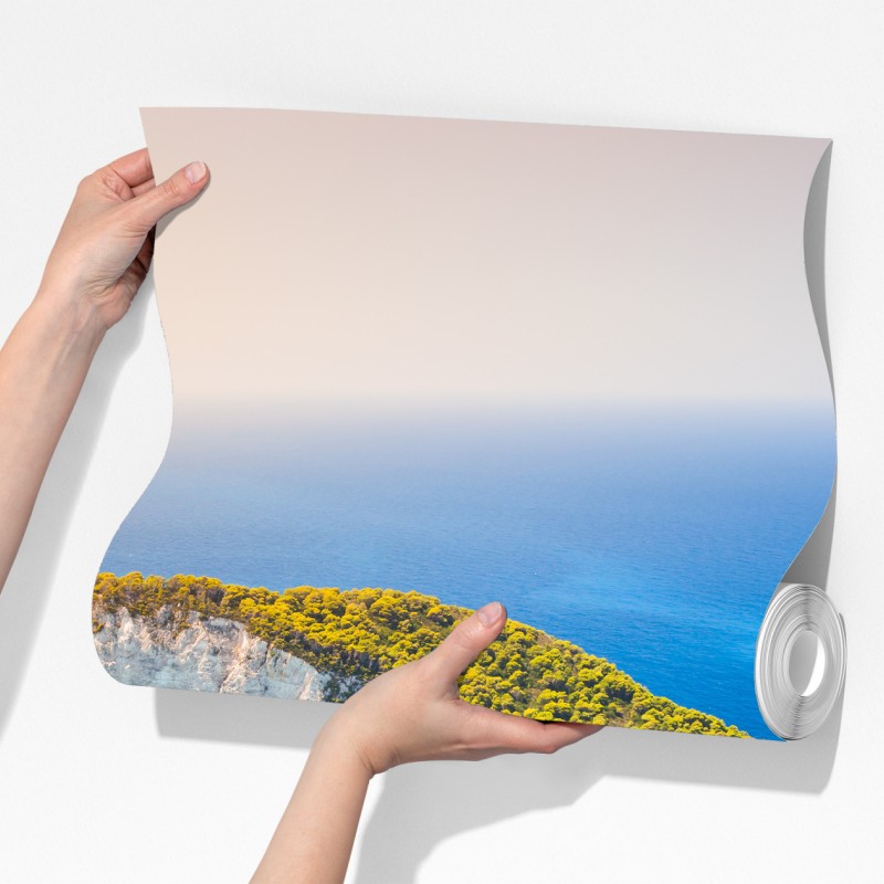 Fototapeta turkusowa zatoka na plaży Navagio, Zakynthos – Wallissimo® Fototapeta turkusowa zatoka na plaży Navagio, Zakynthos – Wallissimo®