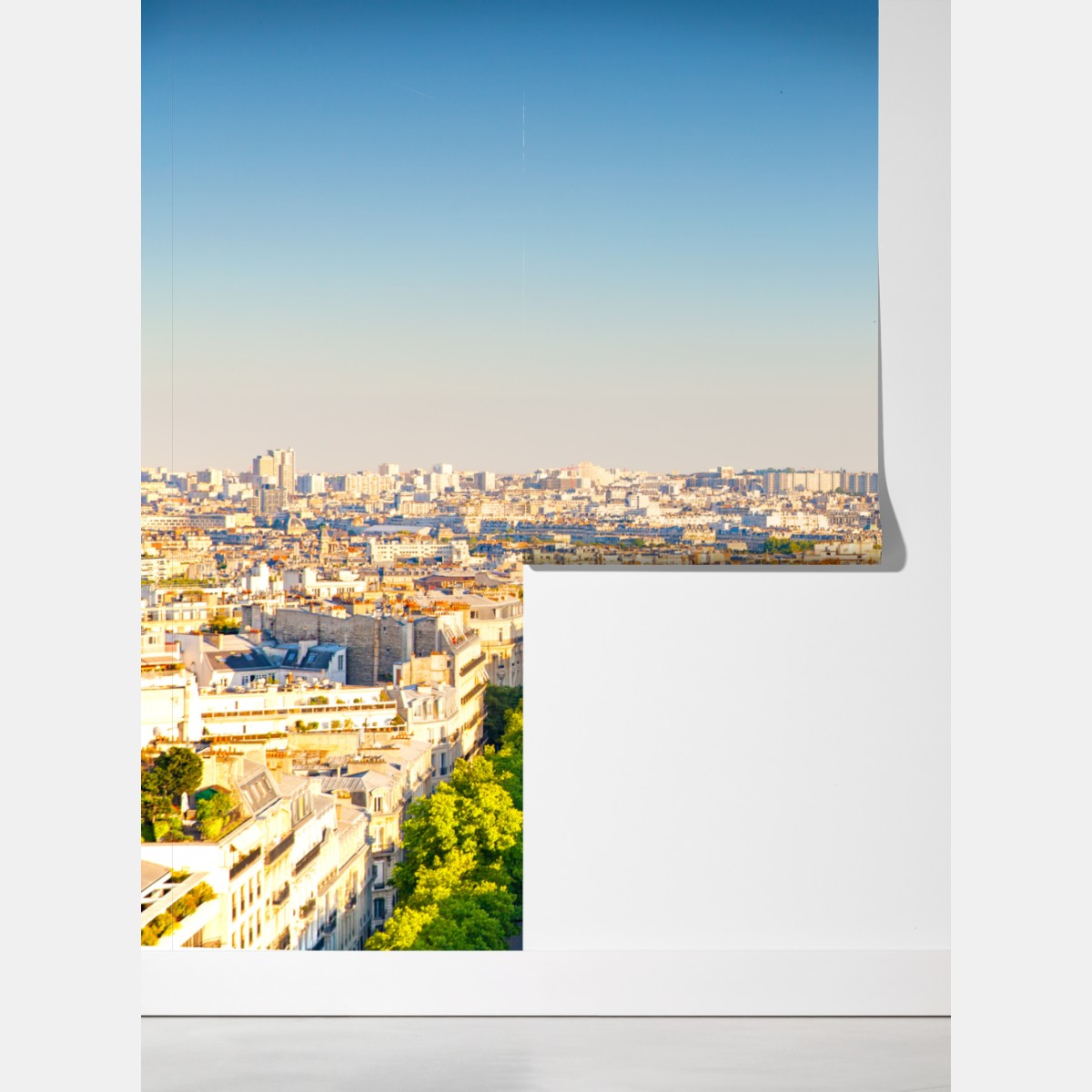 Fototapeta panorama Paryża z Wieżą Eiffla – Wallissimo® Fototapeta panorama Paryża z Wieżą Eiffla – Wallissimo®