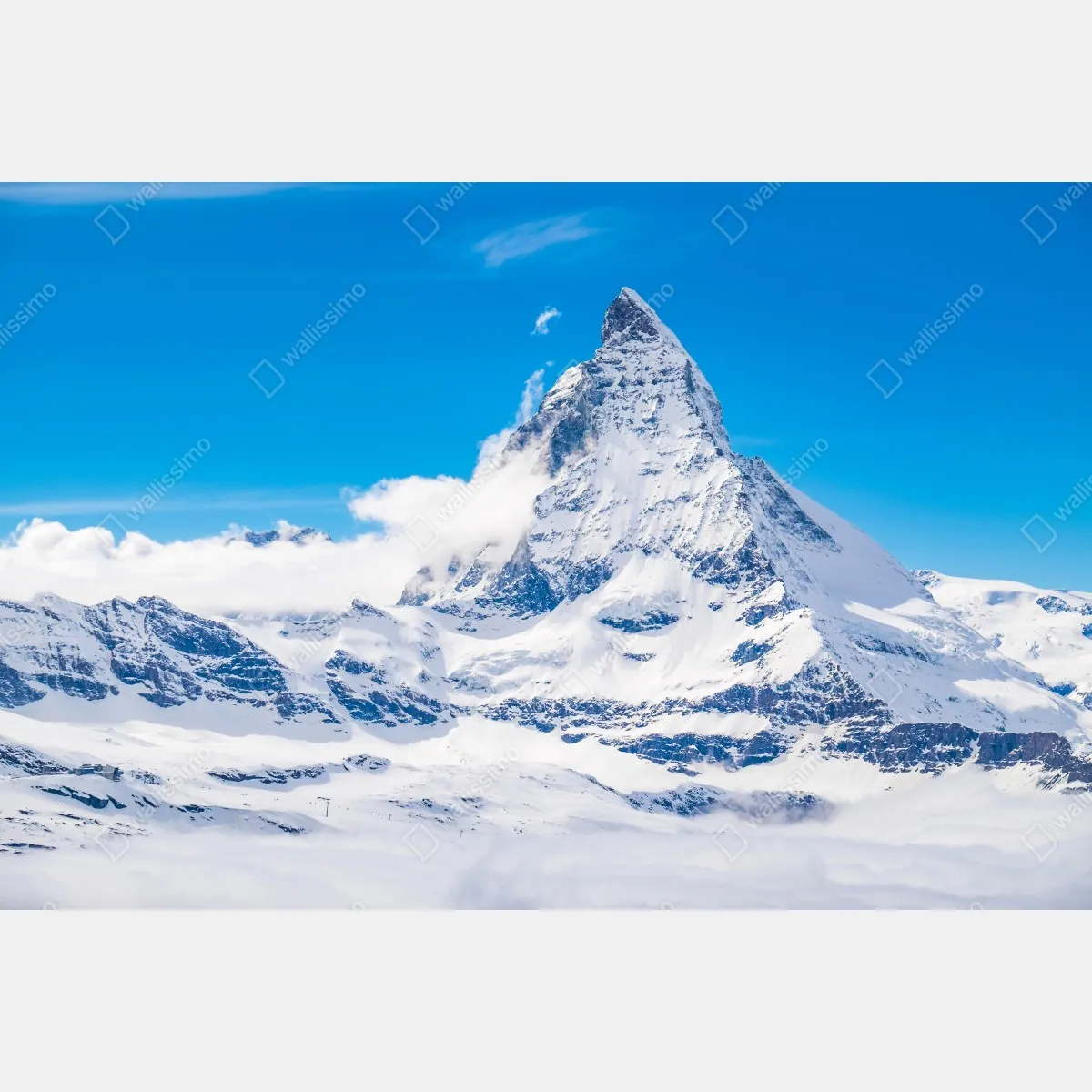Fototapeta Matterhorn w całej okazałości z Gornergrat – Wallissimo® Fototapeta Matterhorn w całej okazałości z Gornergrat – Wallissimo®