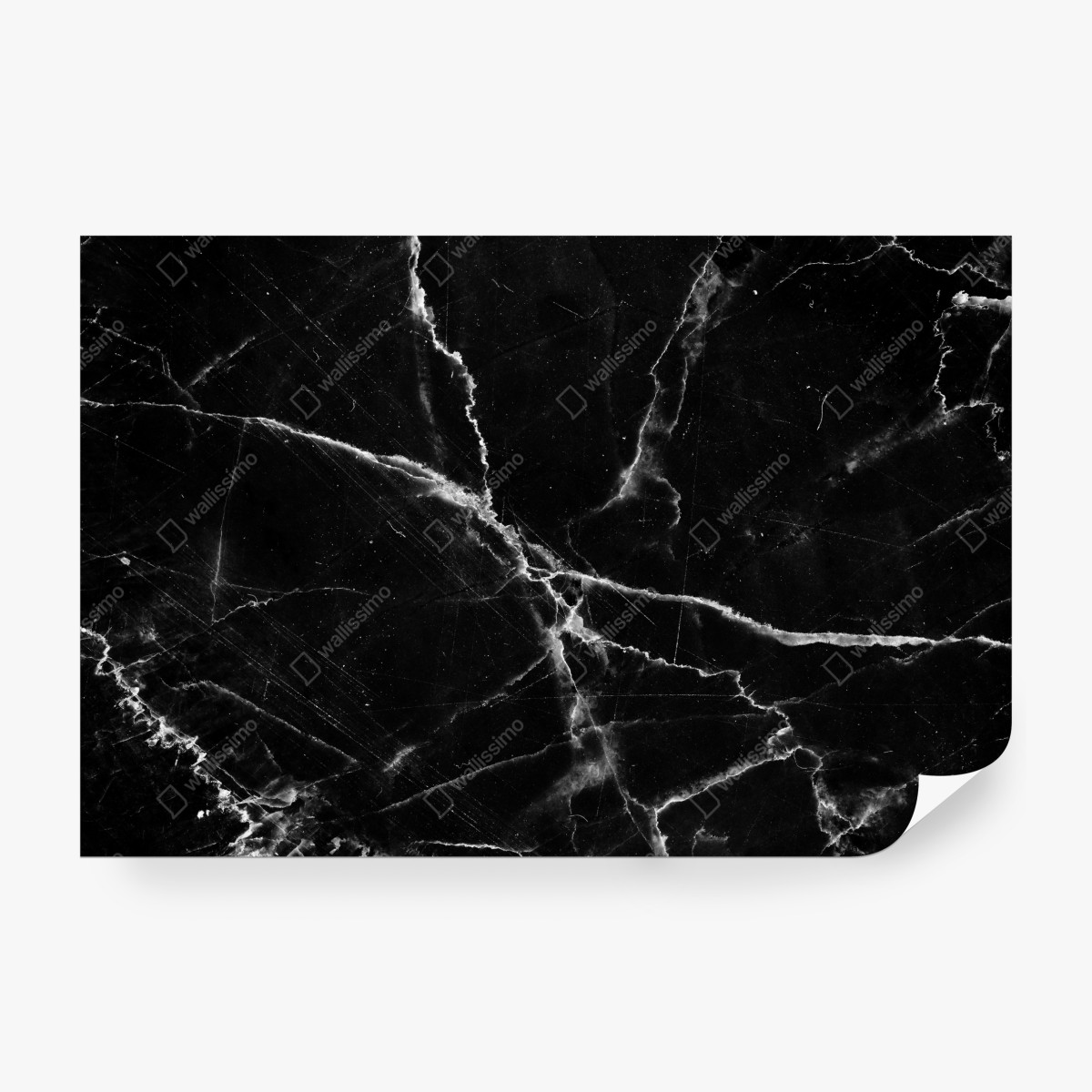Fototapeta czarny marmur z żyłami – Wallissimo® Fototapeta czarny marmur z żyłami – Wallissimo®